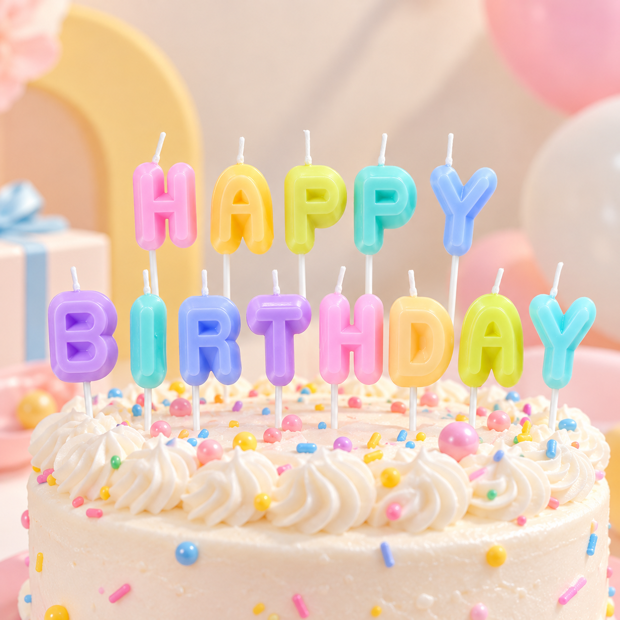 Birthday Macaron Luxury Candles