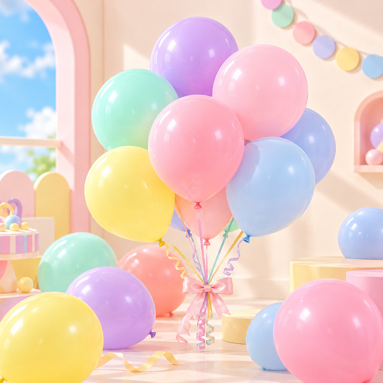 30cm Macaron Balloon 18pcs
