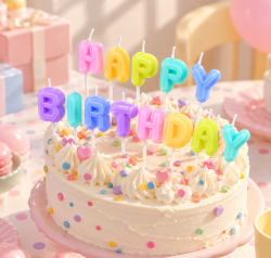 Birthday Macaron Luxury Candles