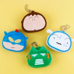 Crayon Shin Chan Face Mini Pouch - Shiro2