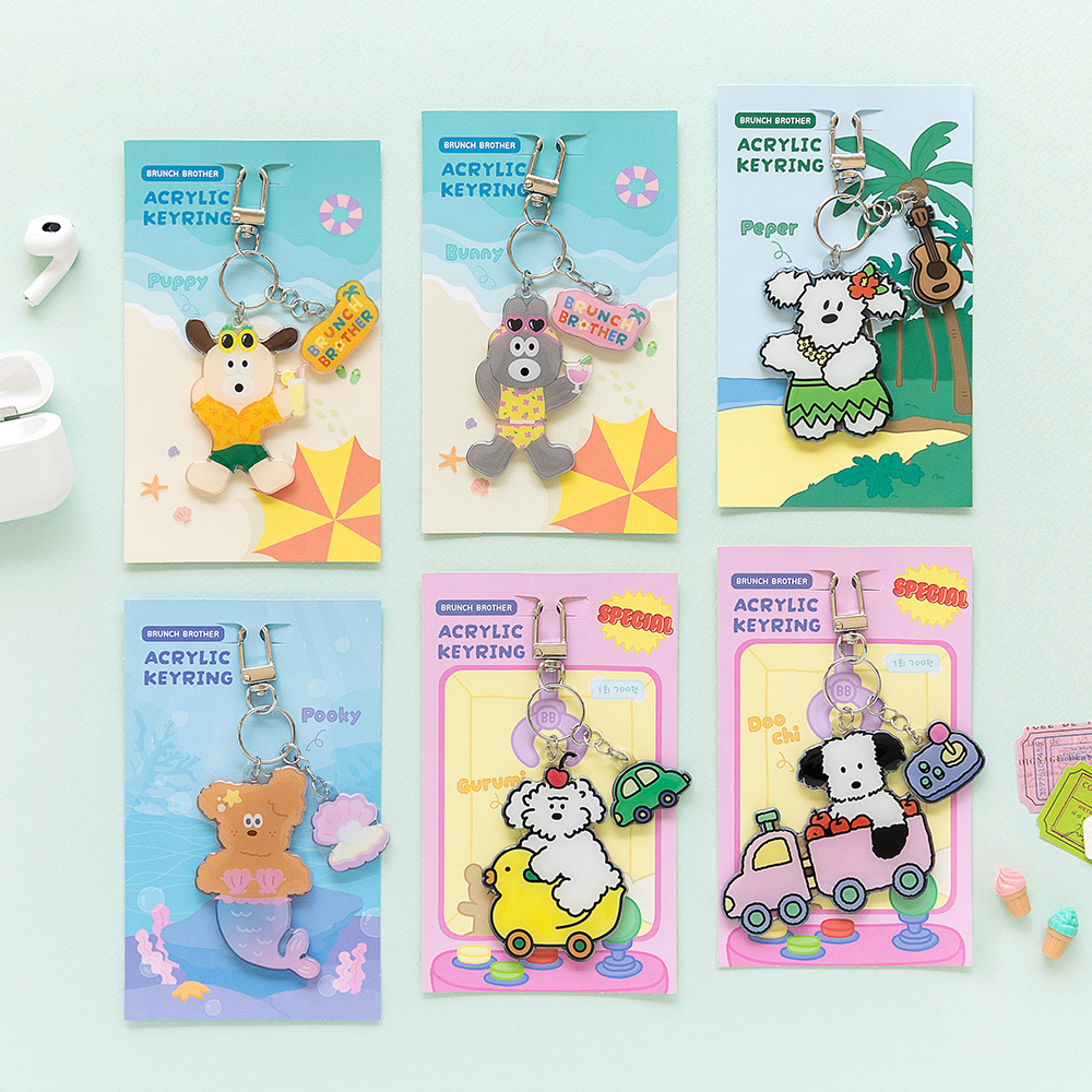 Brunch Brother Acrylic Keyring ver.Summer