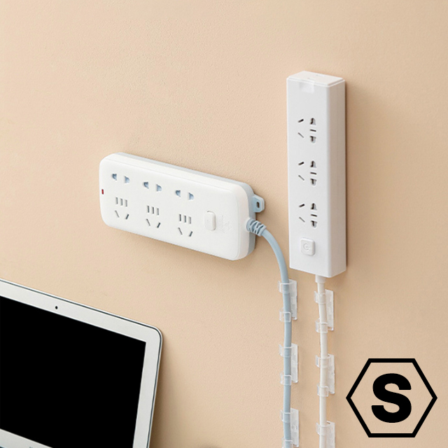 Cable Wire Charger Wire Organizing Holder Wall Fixing Clip - small