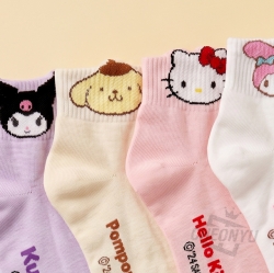 Kuromi Boucle Pastel Socks