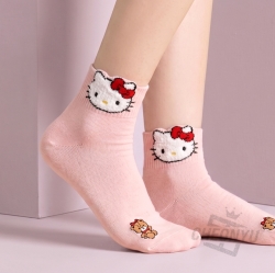 Hello Kitty Boucle Pastel Socks