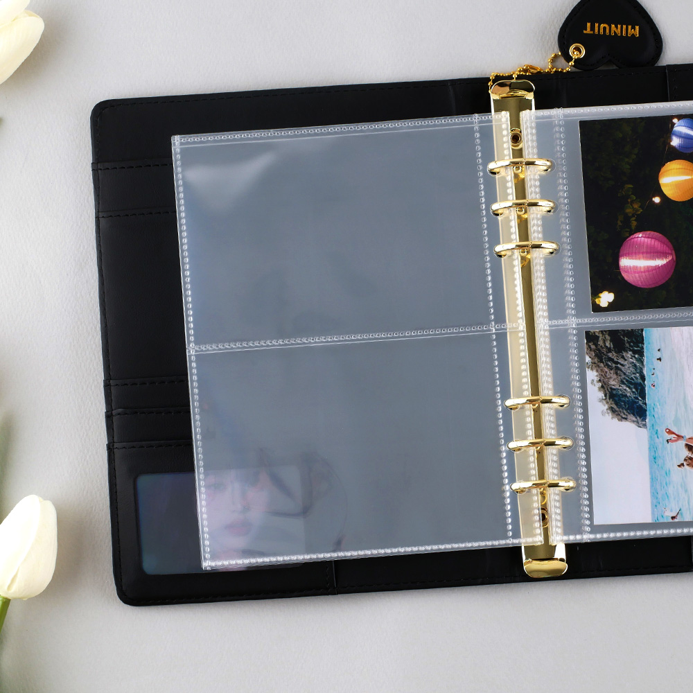 MINUIT 6-Ring Binder Photo Sleeves 