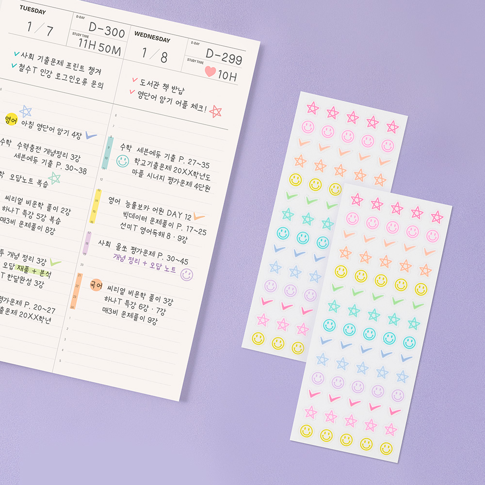 Table talk CHECKING STICKER SET