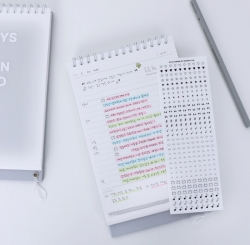 DO Daily 100 Day Tabletop desk Study Planner Sticker Set