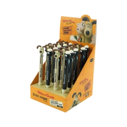 Wallace&Gromit Figure 3-in-1 Ballpoint Pens 0.7mm (Set of 20)