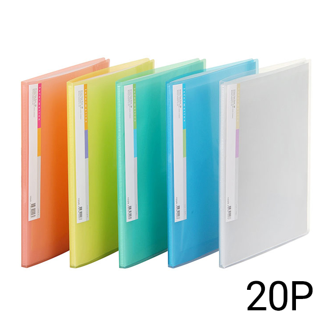 Transparent PP Clear File 20 Sheets