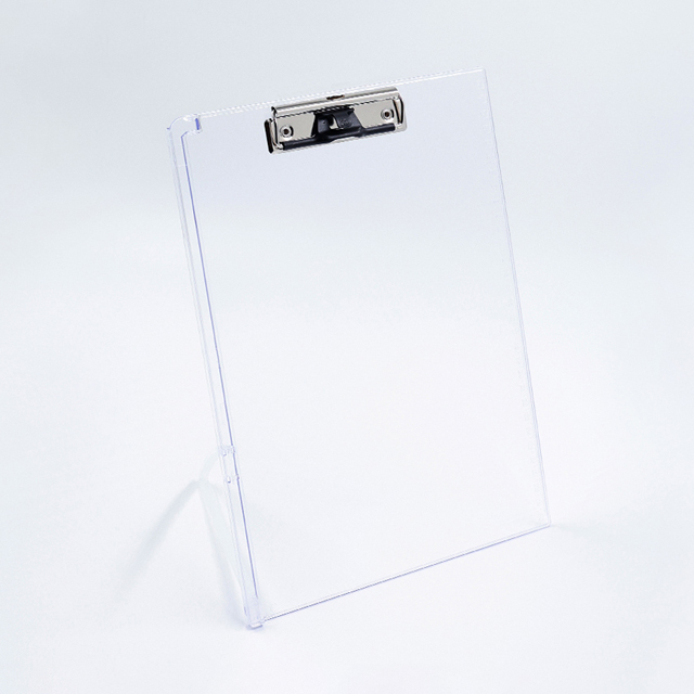 Standing Transparent Clipboard A4