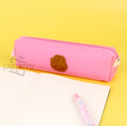 Sanrio Characters Leather Patch Slim Pouch - Cinnamoroll