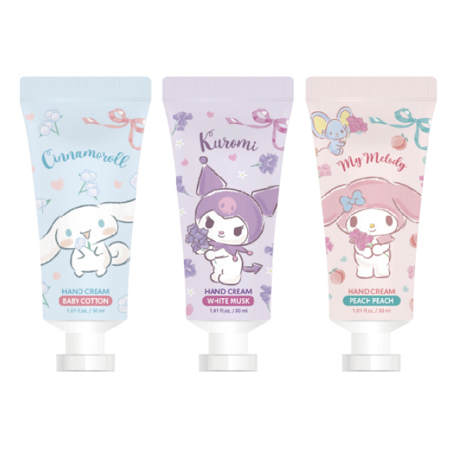 Sanrio Characters Perfumed Hand Cream 30ml