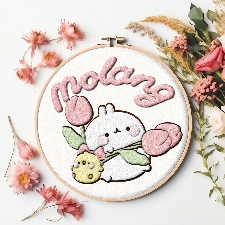 Molang Flower ( Punchfelt ) 