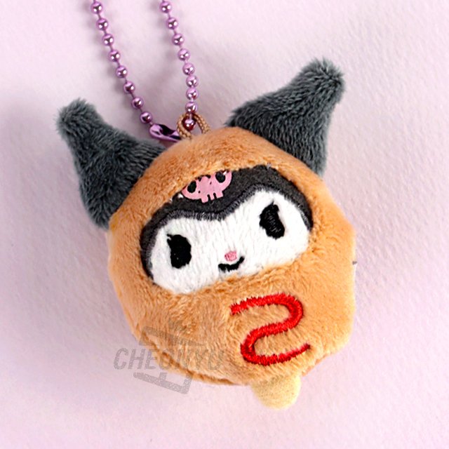 Sanrio Characters Keychain 8cm - Kuromi Hot Dog