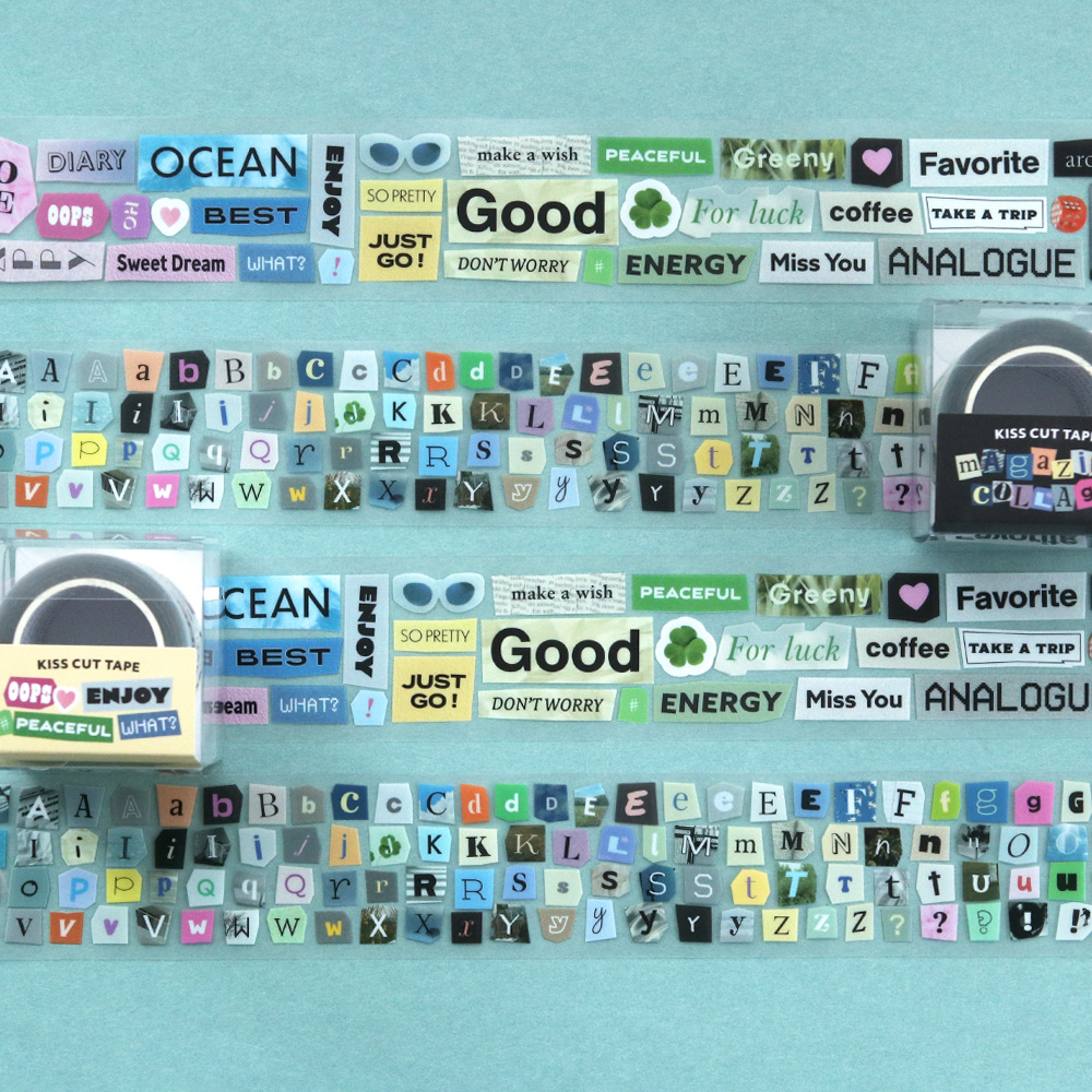 Magazine Collage Kiss Cut Tape