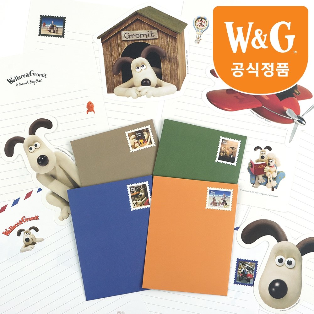 Wallace & Gromit Shape Letter Paper, Random