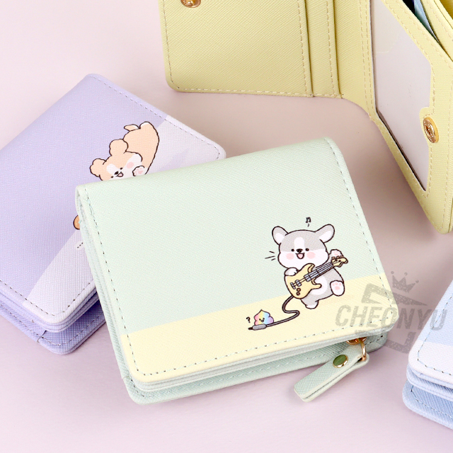 E-RINUBGAE Lucky Storage Bifold Wallet, Random
