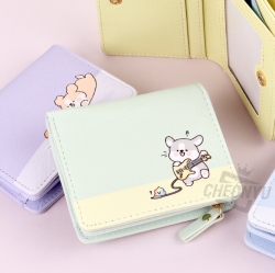 E-RINUBGAE Lucky Storage Bifold Wallet, Random