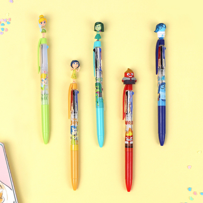 Disney Character Mascot Figure 3color Ball-point Pen, Type C