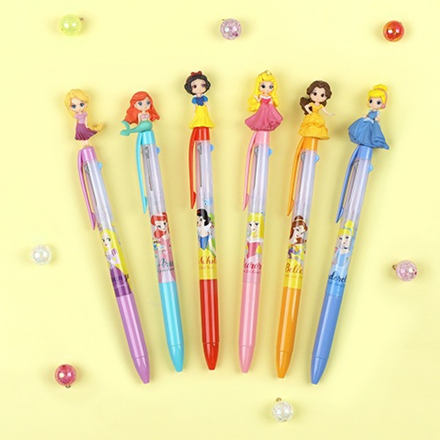 Disney Princess 3color Ball-point Pen, 6 option