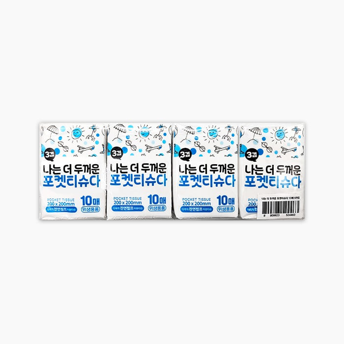 I Am Thicker Pocket Tissue (8 sets)