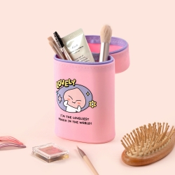 Kakao friends say cheese silicon standing pencil case