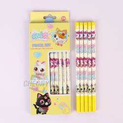 Wish Cat Pencil 5pcs Set, Random