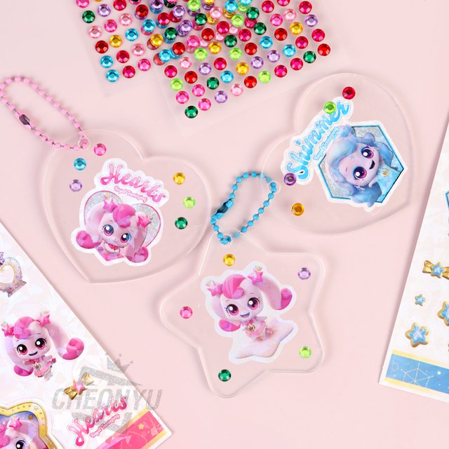 Catch Teenieping Making Sticker Keyring, Random