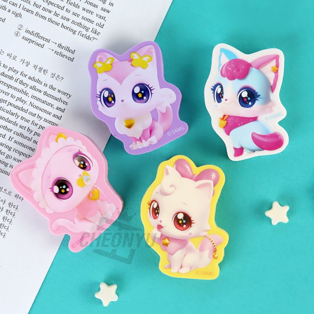 Wish Cat Eraser, 32pcs
