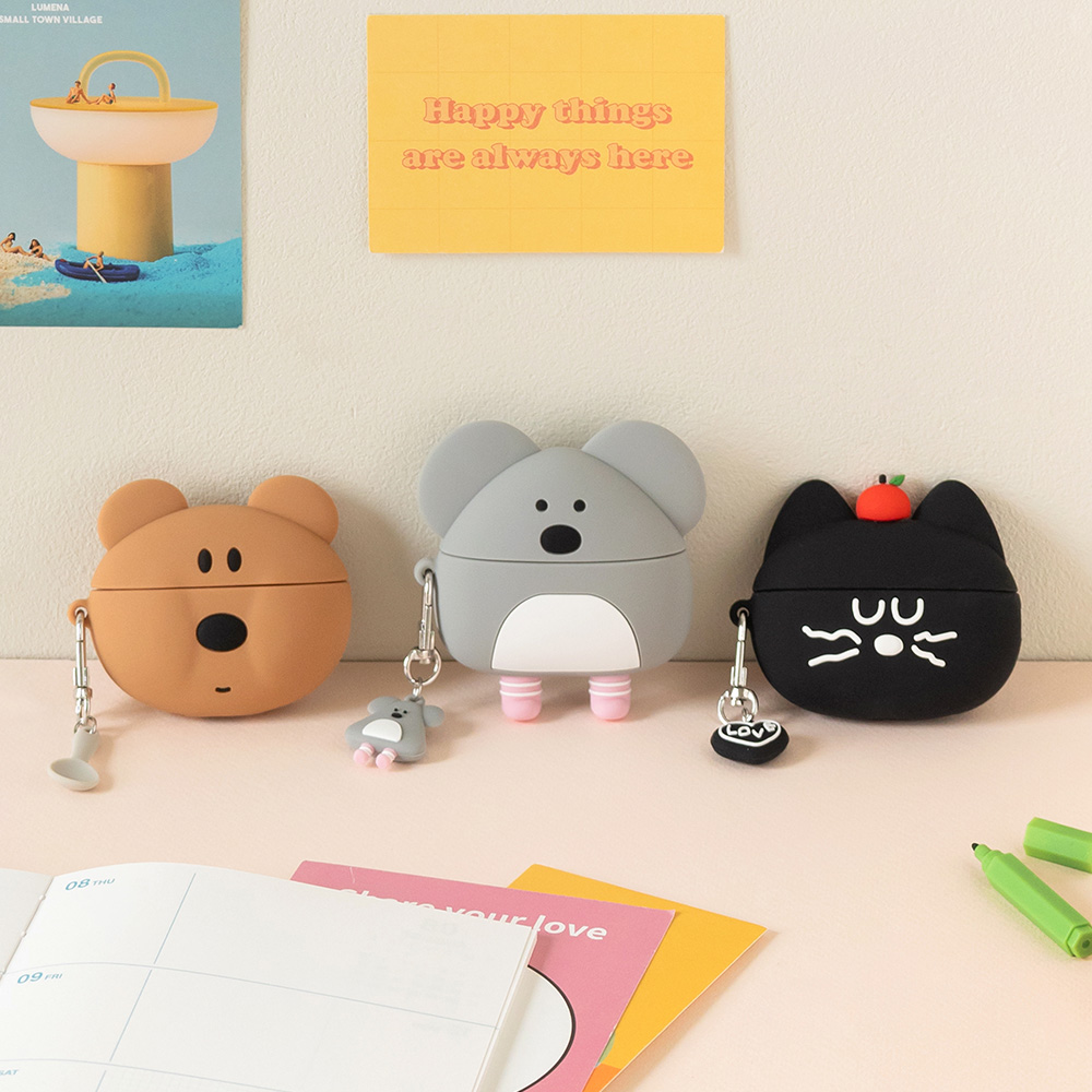 Brunch Brother Airpods Pro2 Case&Keyring Set