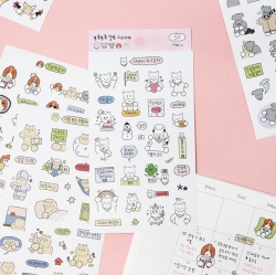 Bingle Bingle daily life removable sticker pack2