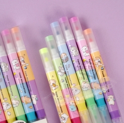 E-rinubgae Twin Highlighter 5Colors, Random
