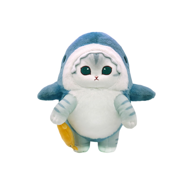 모후샌드 상어 코스튬 봉제인형 25cm_고등어냥