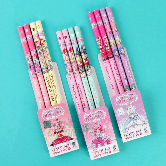 prichannel Pencil 4P Set, Random