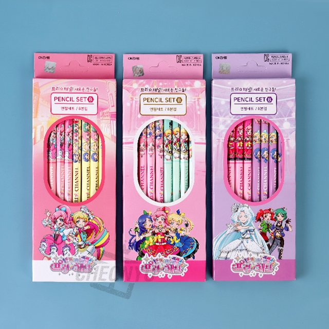 prichannel Pencil 8P Set, Random