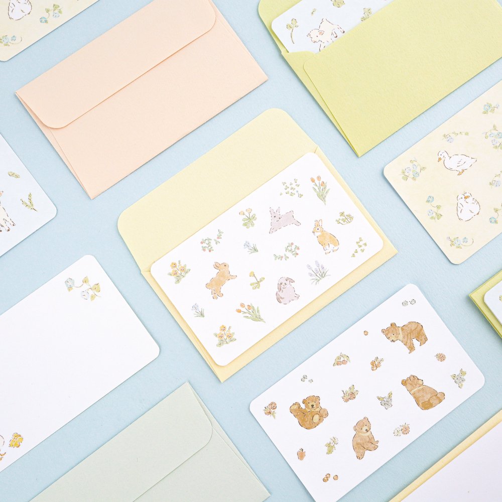 tiny garden mini message card