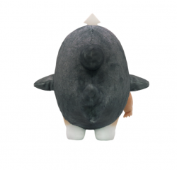 MofuSand Cream Cat Shark Costume (25cm) Plush