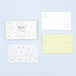 tiny garden mini message card