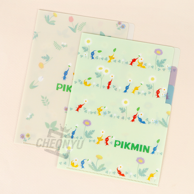 Pikmin 3Pockets A5 Clear File