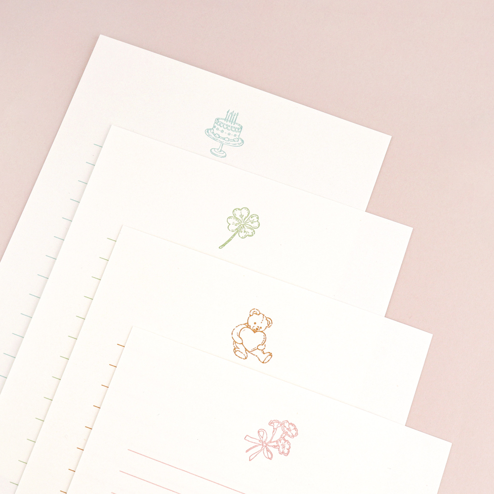 Evermore Letter press Letter Set
