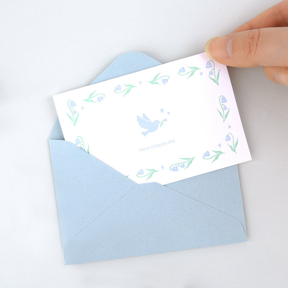 Little Buddy Letter Press  Mini Card
