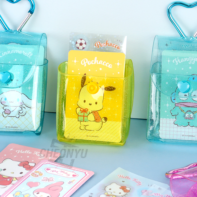 Sanrio Photo card Case Deco and Custom Set