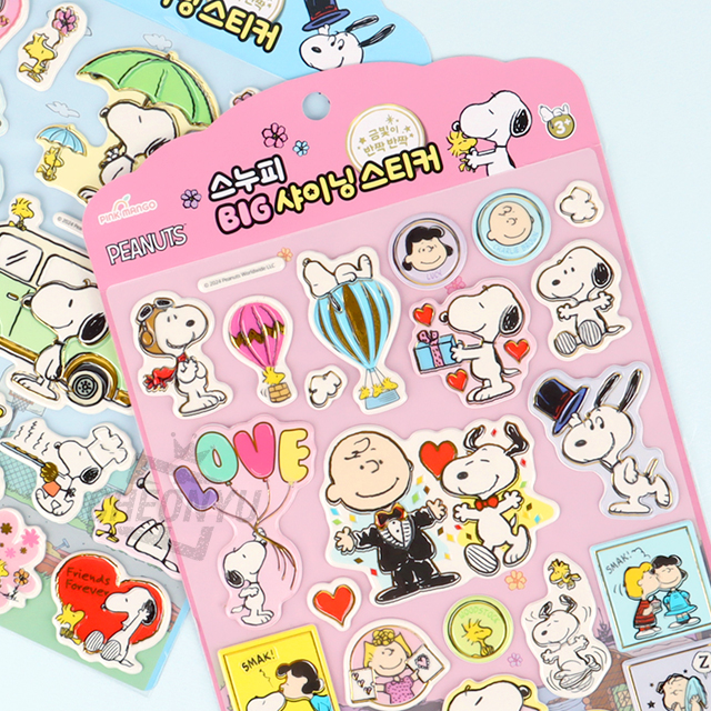 Snoopy Big Shining Stickers, Random