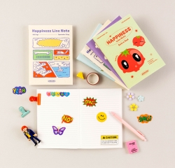 Happiness Line Notebook M