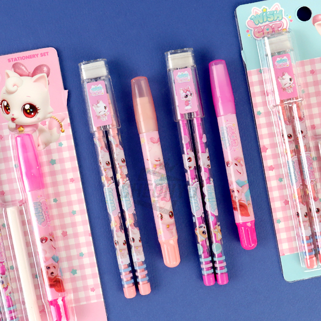 Wish Cat Sweet Pair Stationery Set