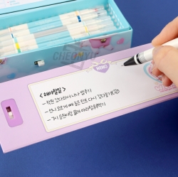Wish Cat Double Secret Handle Pencil Case