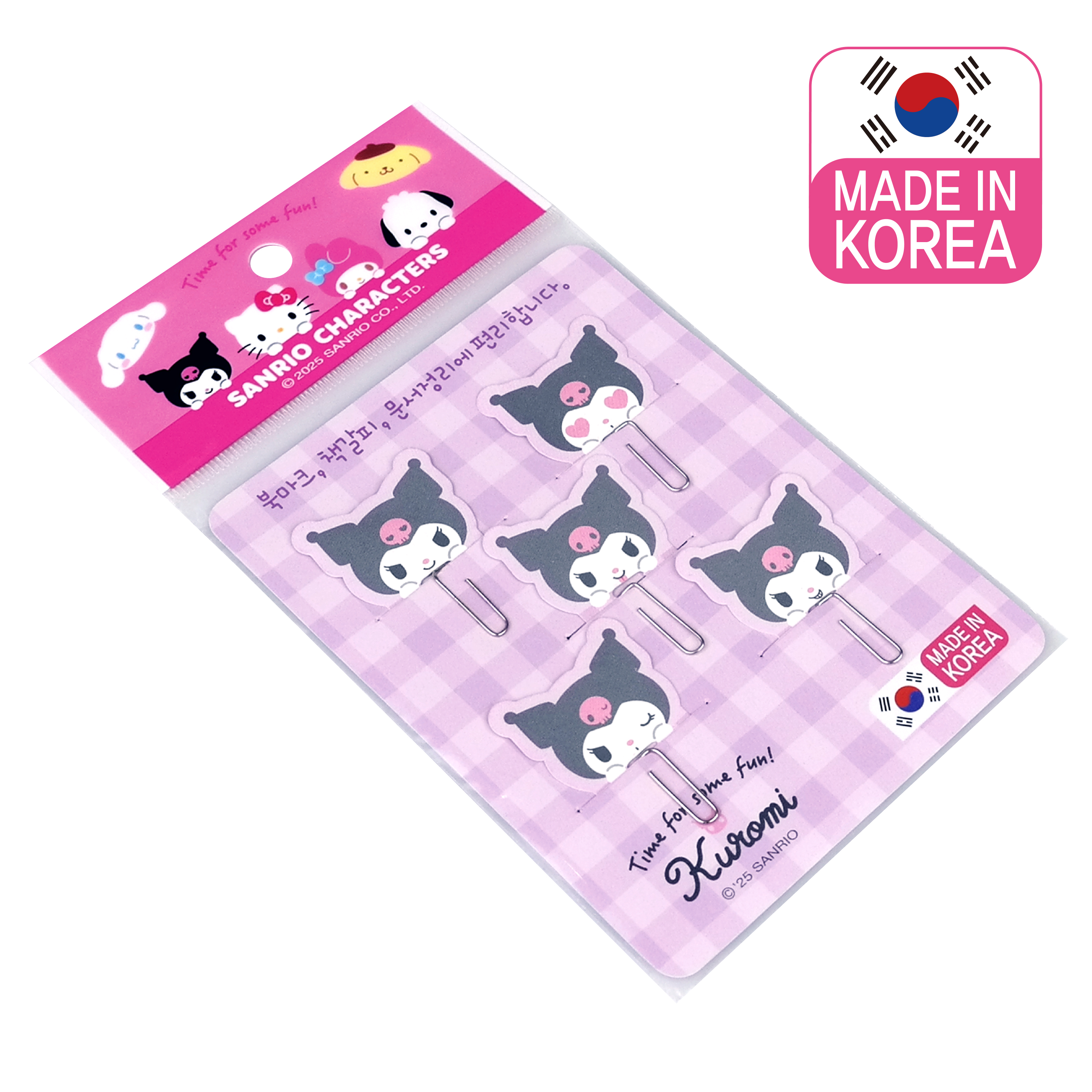 쿠로미 표시클립 (5개입)