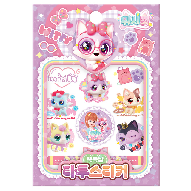 Wishcat Tattoo Sticker Ddokddok Nyang