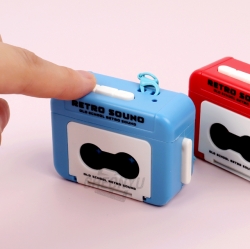 on air Cassette Recorder Keyring, Random