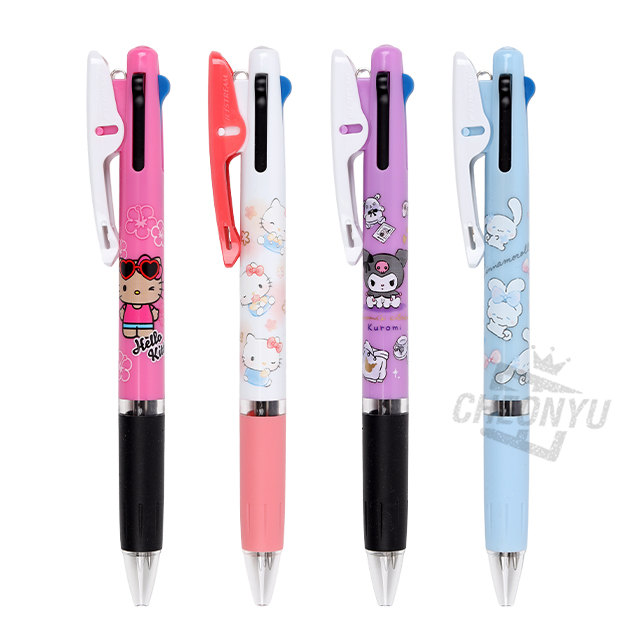 Sanrio Pattern Jetstream 3color Ballpoint pen 0.5mm